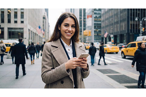 Girl on Phone, a Person Photo by CREATIVEDEF