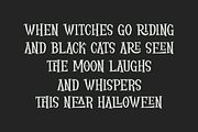 Wicked Broom - A Halloween Font, a Handwritten Font by SaktiAvellin (Thumbnail 4 of 9)