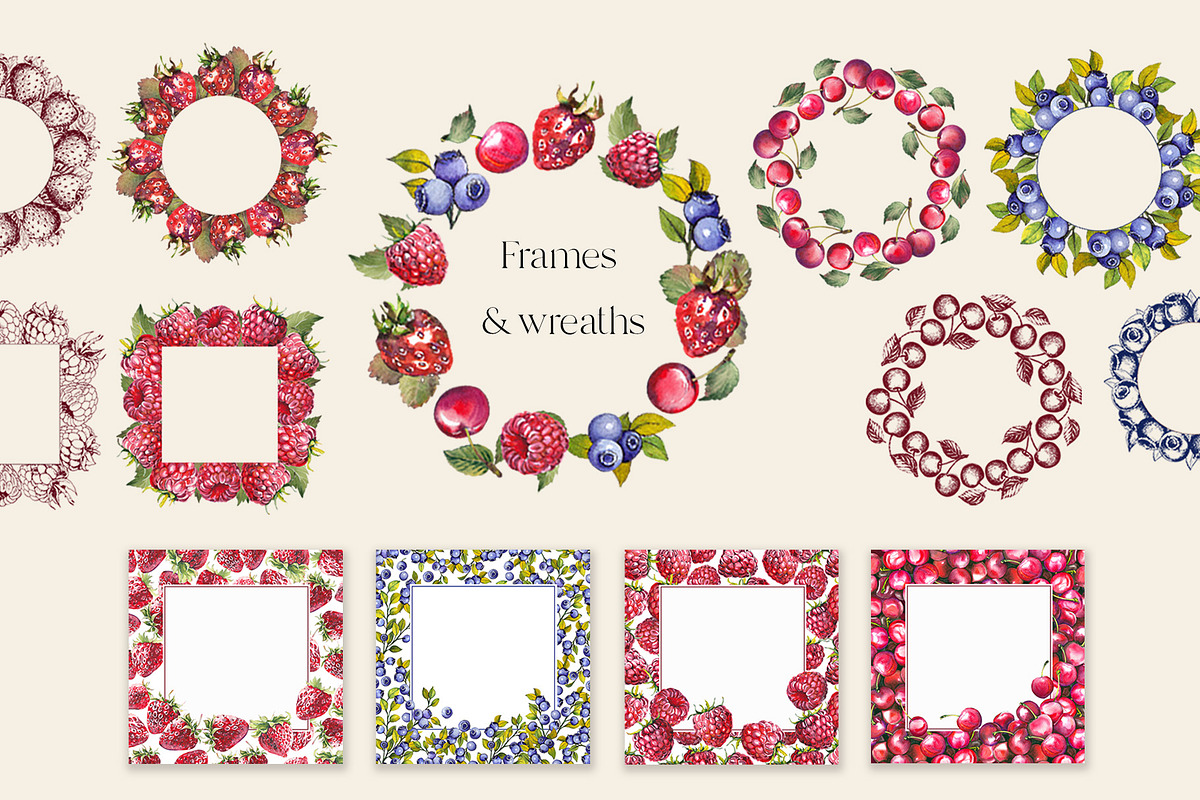 Berries, a Food Illustration by Jeanna Draw (Photo 10 of 12)