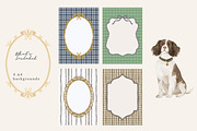 watercolor dog clipart collection, a Decorative Illustration by Patishop Art (Thumbnail 6 of 9)