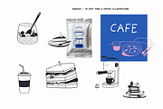 GOODIES: 70 Food & Coffee Pack, a Food Illustration by Veyla (Thumbnail 5 of 12)