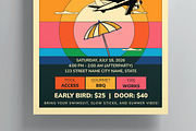 Summer Party Flyer, a Flyer Template by MightyDesign (Thumbnail 3 of 8)