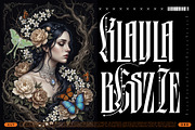 Black Letterfly Typeface, a Blackletter Font by alit design (Thumbnail 11 of 20)