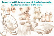 BOHO BABY Shower Neutral Clipart X68, a Person Illustration by Mermaids Cove (Thumbnail 3 of 9)