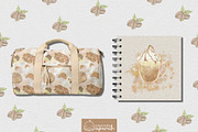 Coffee & Dessert Watercolor Pack, a Food Illustration by creationsbyapuruh (Thumbnail 2 of 8)