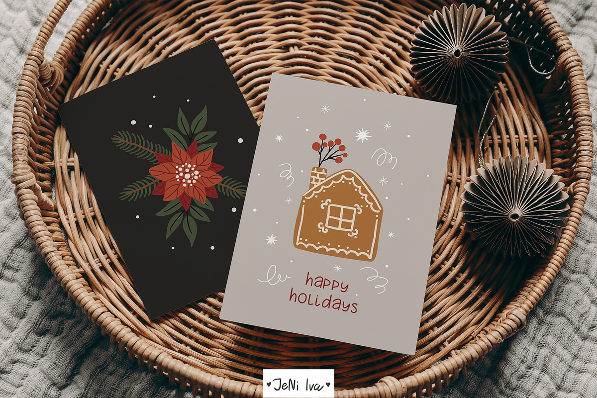 Christmas Gnomes & Holiday Clipart, a Decorative Illustration by Jenny Quince (Photo 6 of 11)