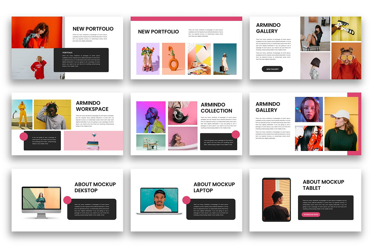 Modern Creative Google Slide, a Presentation Template by kreatifreya (Photo 5 of 5)
