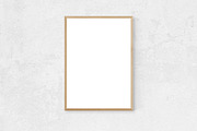 poster frame mockup A2 / 50x70cm, a Print Template by PinkJellyfish (Thumbnail 9 of 9)