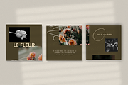 Le Fluer Instagram Puzzle | Canva, a Social Media Template by North Eighth (Thumbnail 2 of 6)