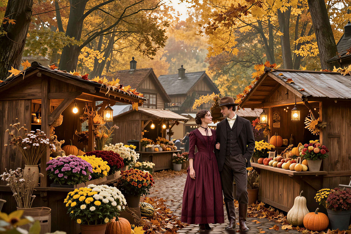 28 Autumn Harvest Digital Backdrops, a Background Graphic by 3Motional (Photo 7 of 18)