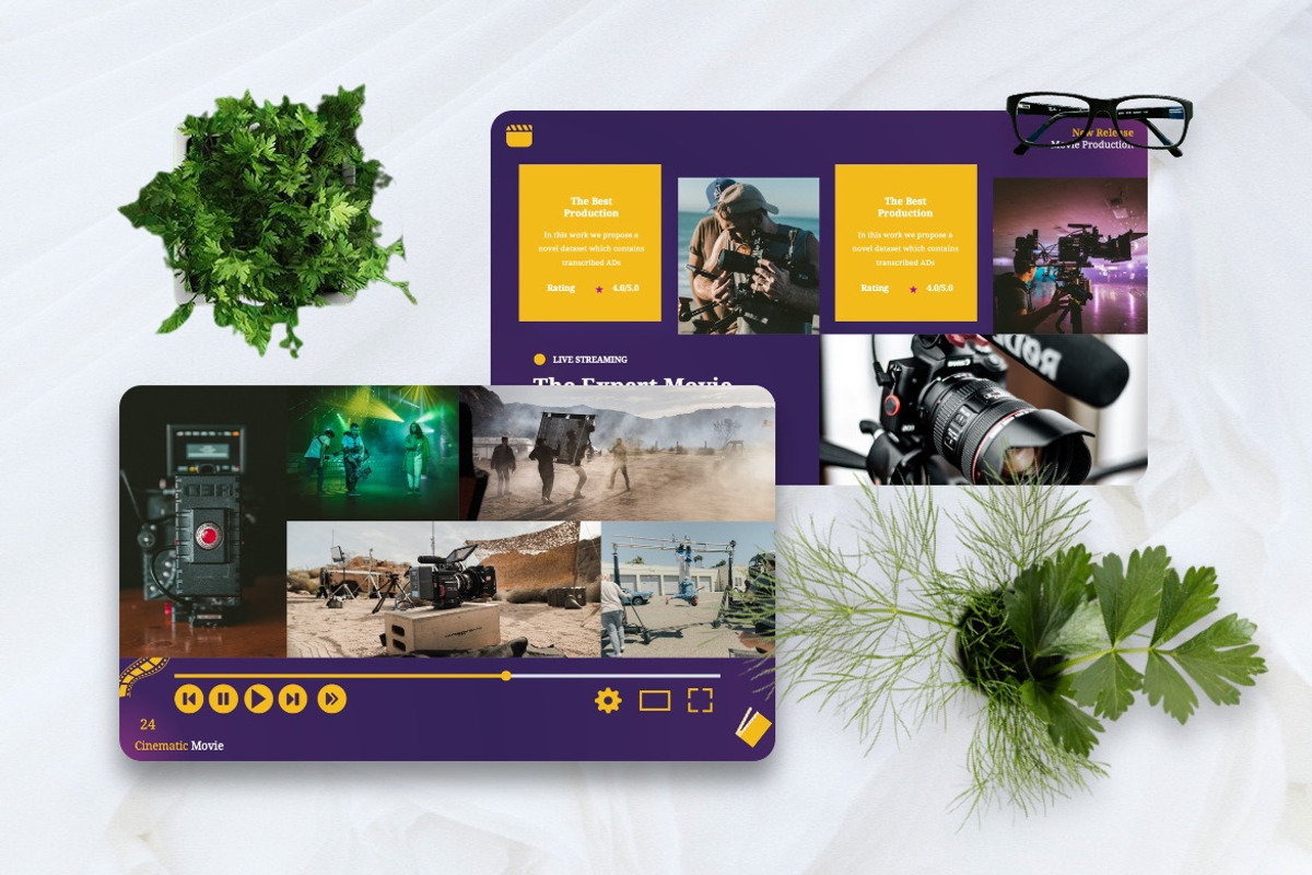 Flashe - Movie Studio Keynote, a Presentation Template by Dhabee (Photo 4 of 8)
