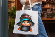 Funny Witch Clipart, a Seasonal Illustration by fashionaddict (Thumbnail 6 of 7)