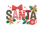 Holly Christmas Quote Decor SVG, an Object Graphic by yasushie (Thumbnail 2 of 16)
