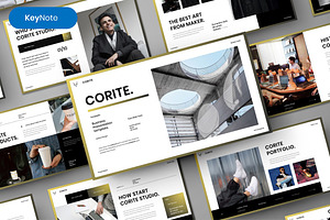 Corite – Business Keynote, a Presentation Template by Dens Creative Studio