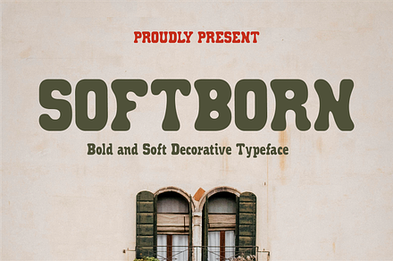 Softborn - Round Slab Serif, a Slab Serif Font by Indotype Foundry