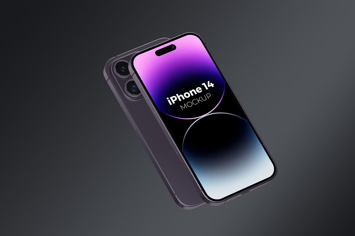 iPhone 14 Pro Mockup Set, an iPhone Mockup by AN Productions (Photo 10 of 11)