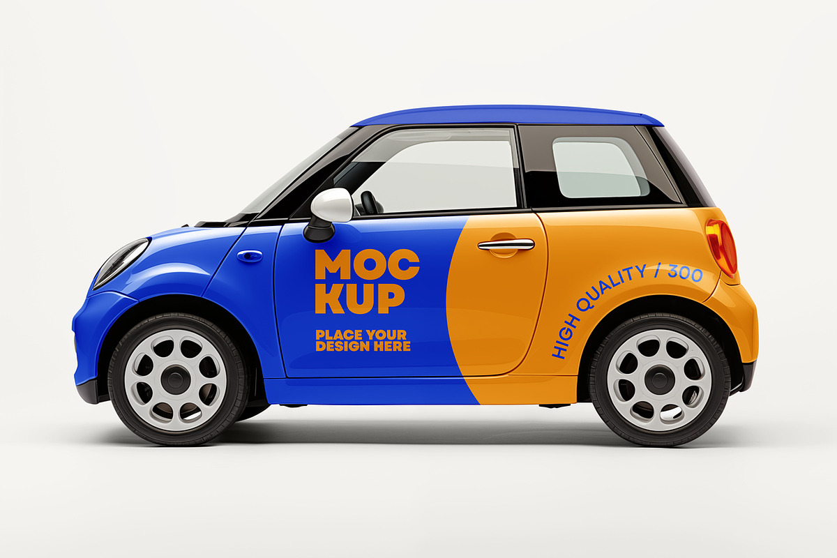 Car, Truck, Van, Pickup Mockup, an Advertising Mockup by dpi (Photo 9 of 11)