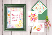 Watercolor Floral Clip Art, an Illustration by Anna Guz's Store (Thumbnail 9 of 9)