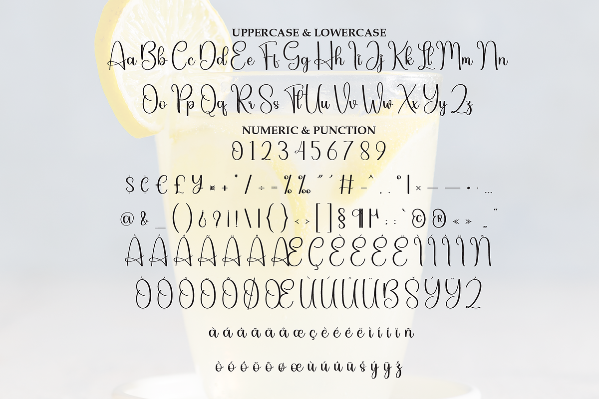 Lemonade | Script Font, a Handwritten Font by Scratchones (Photo 7 of 9)