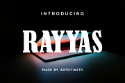 Rayyas font, a Blackletter Font by artditiastd (Thumbnail 1 of 3)