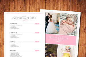 Photography Pricing Template