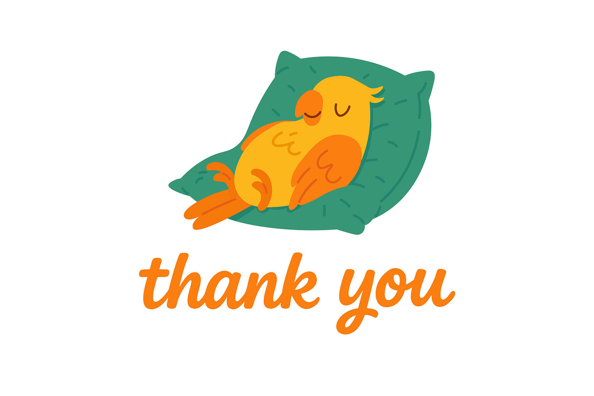 Cute Parrots Clipart Set, an Animal Illustration by ananastya (Photo 3 of 3)