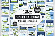 Digital Listing Mockup Templates, a Device Mockup by DigiPax (Thumbnail 1 of 10)