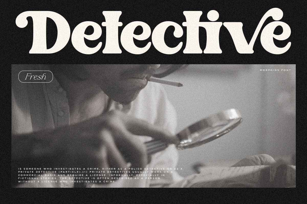 Morphins | Display Serif, a Serif Font by Pentagonistudio (Photo 6 of 11)
