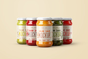 Jam Jar Mockup Set | Label Design, a Cups & Container Mockup by Deeplab (Thumbnail 7 of 15)