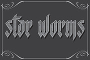 STAR WORMS, a Blackletter Font by Mister Chek (Thumbnail 1 of 2)