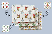 Christmas Angels: Patterns&Clipart, a Seasonal Illustration by Elatedowl (Thumbnail 5 of 15)