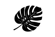 Monstera Leaf Silhouette Bundle, an Illustration by yasushie (Thumbnail 2 of 31)