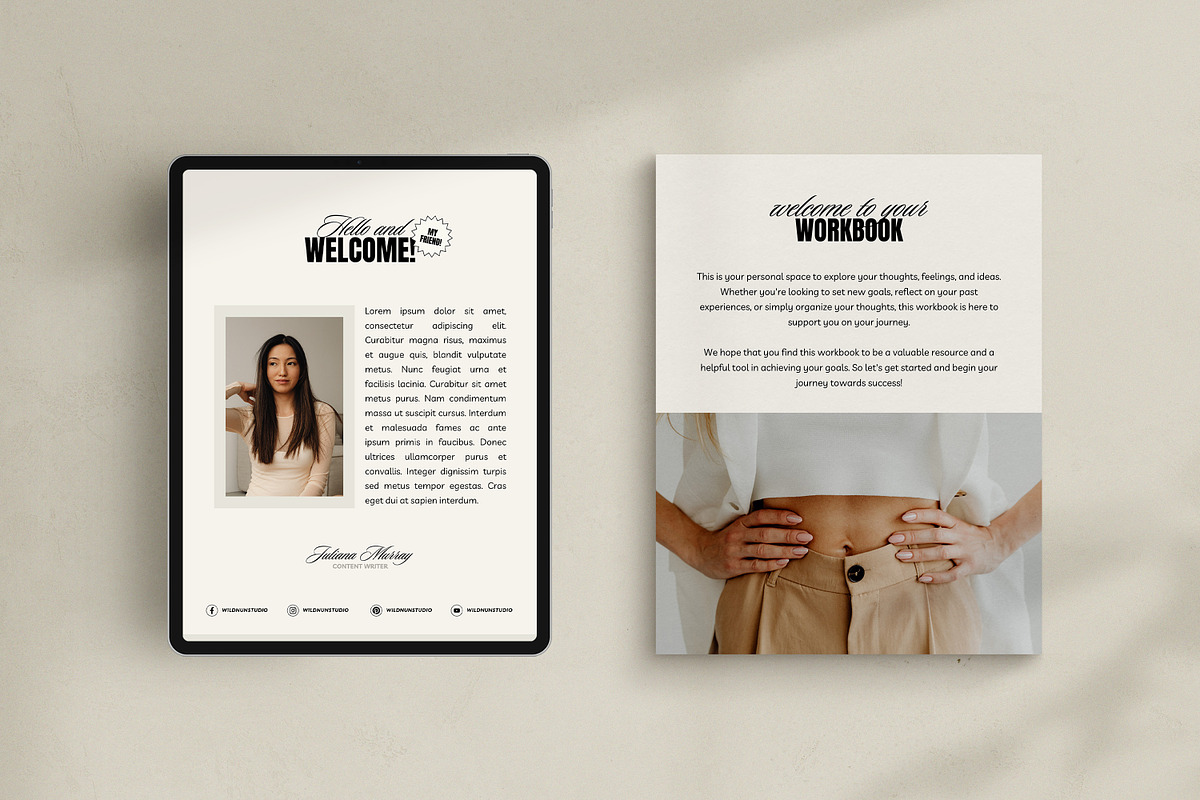 NOLE / Workbook Creator Kit, a Magazine Template by Wildnun Studio (Photo 5 of 31)