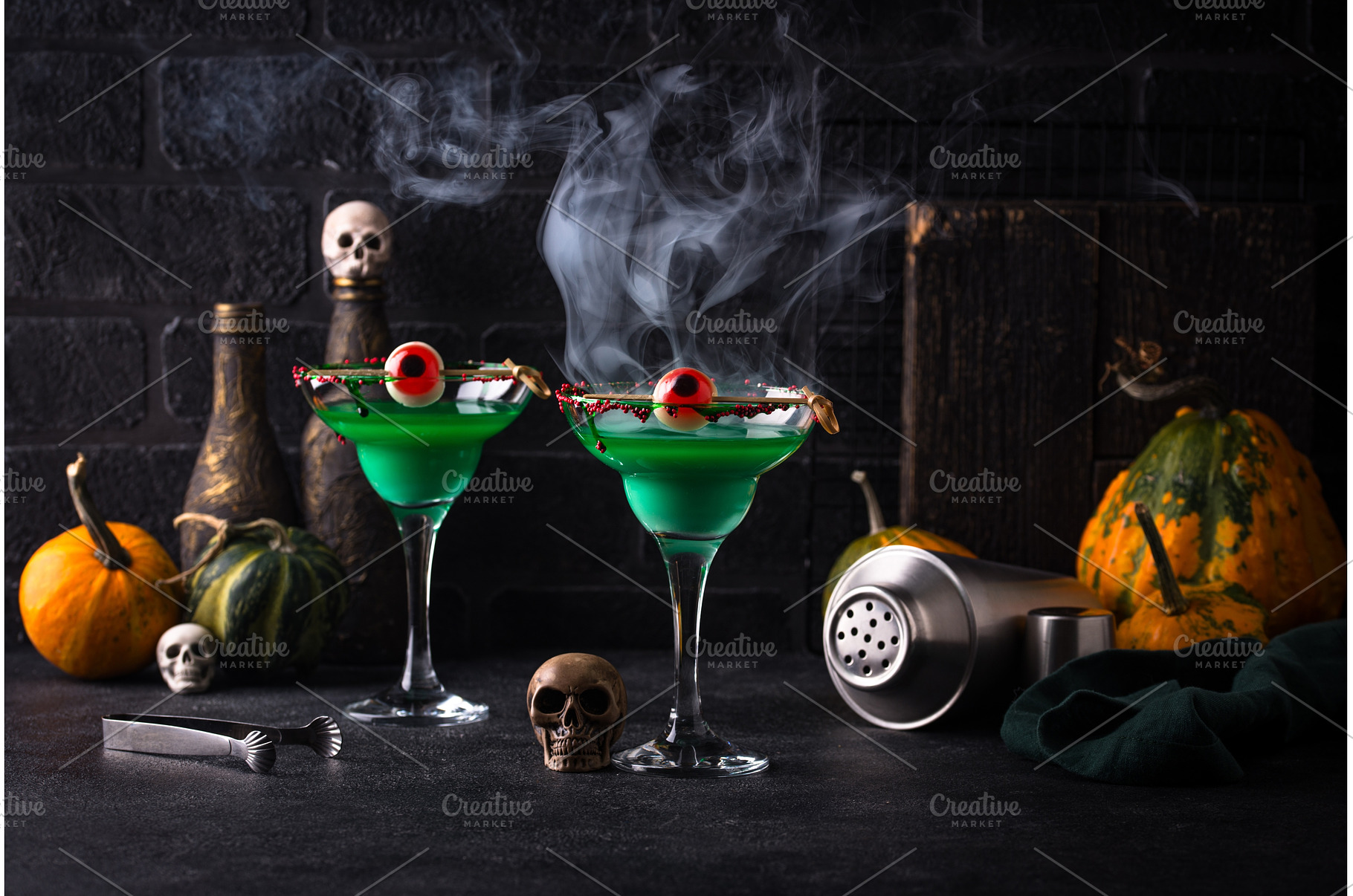 Halloween cocktails with spooky, a Holiday Photo by Yulia Furman