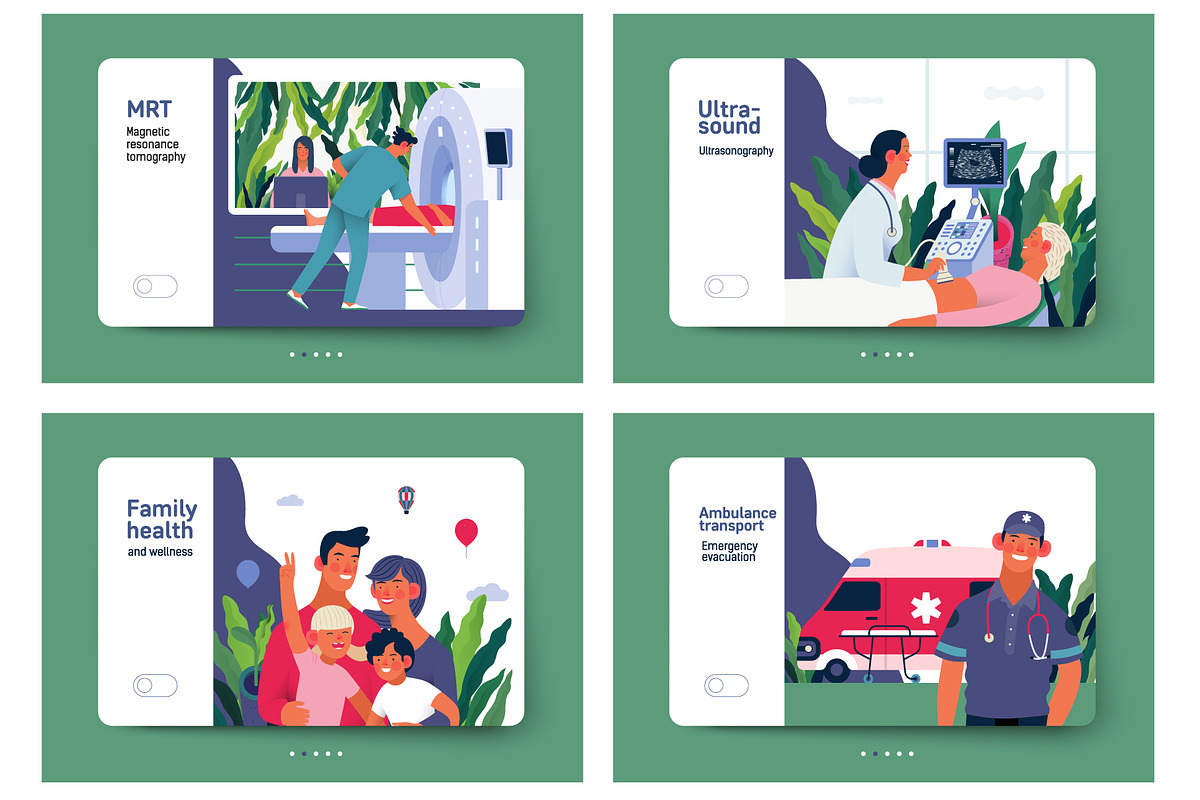 Part 2 Medical website illustrations, a Healthcare Illustration by Grivina's shop (Photo 28 of 37)