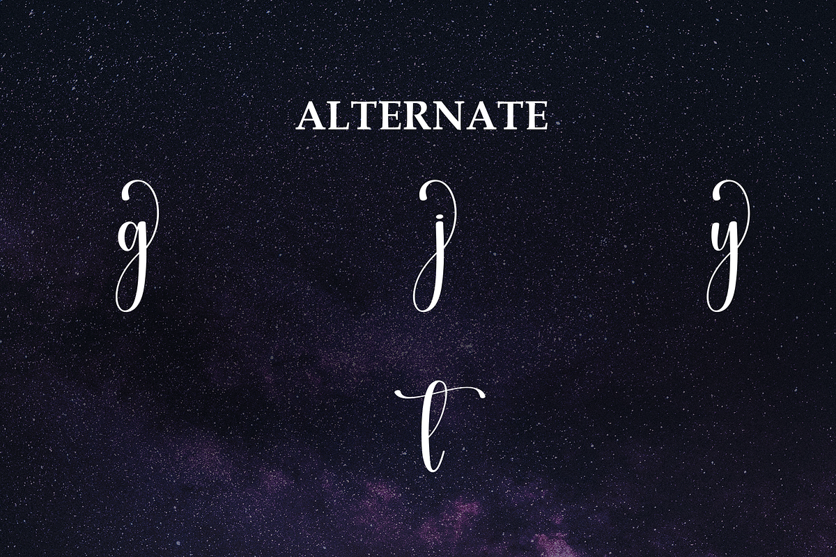Astrology | Script Font, a Handwritten Font by Scratchones (Photo 8 of 9)