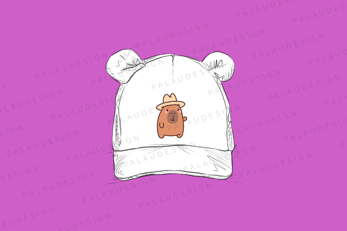 Cute Capybara Jungle Adventure, an Animal Illustration by Palau (Photo 2 of 12)
