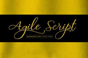 Agile Script Typeface