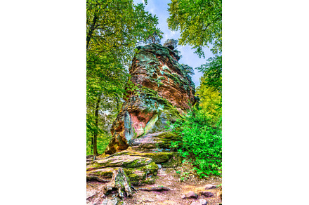 Sandstone rock in the Palatinate, a Nature Photo by Leonid Andronov