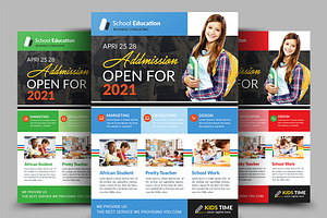 School Education Flyer Templates