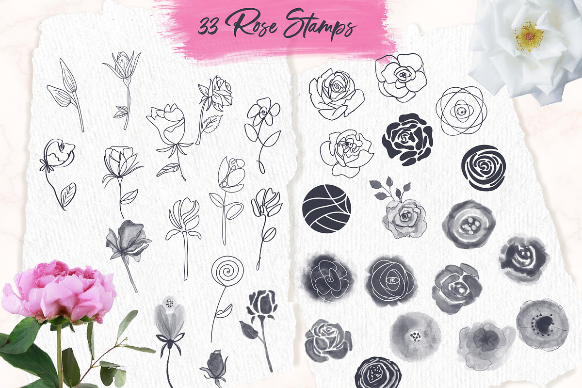 Rose Garden Procreate Stamps VOL. 2 preview 8