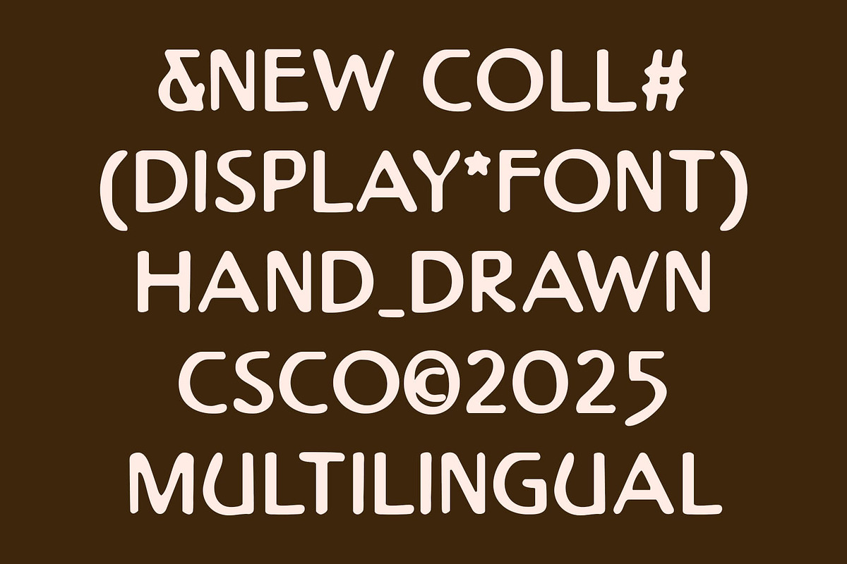 CS Briscoe Drawn, a Sans Serif Font by Craft Supply Co. (Photo 4 of 8)