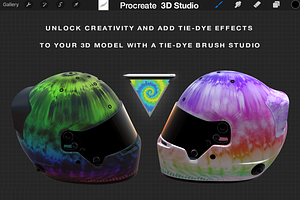 Procreate 3d Model - Bell Helmets