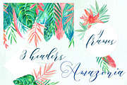 Tropical leaves. Amazonia gold, a Decorative Illustration by LABFcreations (Thumbnail 3 of 8)