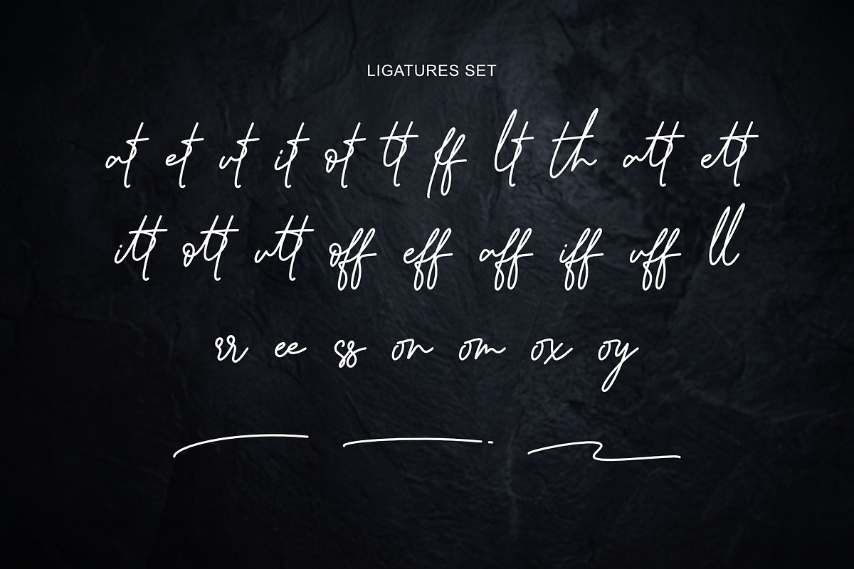 Amsahoney - Monoline Stylish Script, a Script Font by Sealoung (Photo 11 of 11)