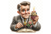 Birthday Man Clipart JPG, an Illustration by Memories By Lea (Thumbnail 6 of 19)