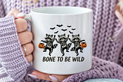 Funny Halloween Skeleton Raccoon Png, an Illustration by Craft Nest (Thumbnail 4 of 6)