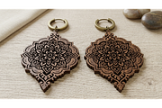 Mandala Earring SVGn, an Object Graphic by hafijul (Thumbnail 9 of 11)