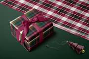 Christmas Plaid Vector Patterns, a Pattern Graphic by Bloomart Studio (Thumbnail 5 of 6)