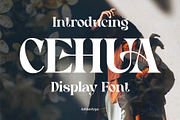 Cehua – Elegant Display Font, a Serif Font by AuthenType (Thumbnail 1 of 10)